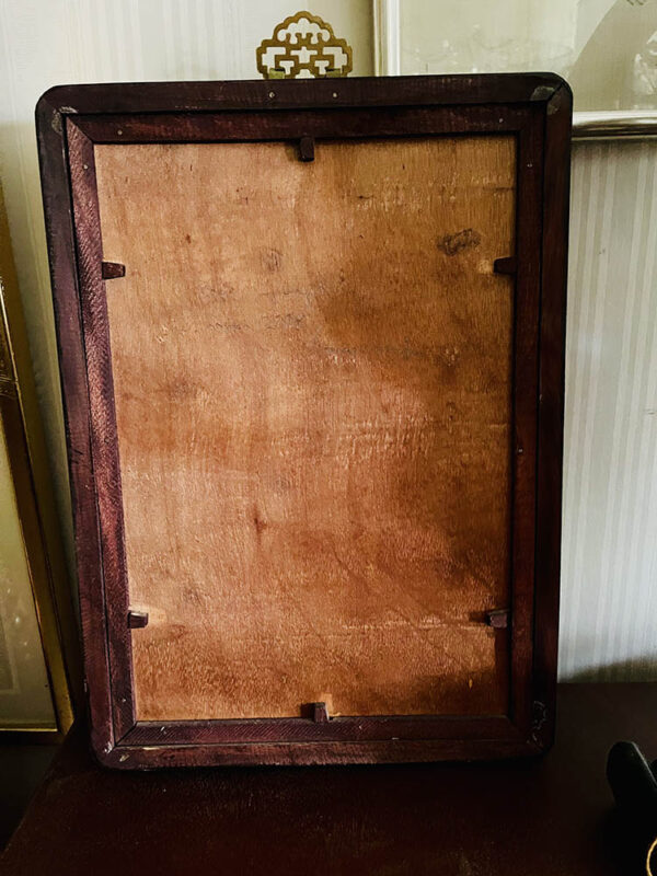 Kinesiska Anfädersporträtt målade på glas - Bild 4