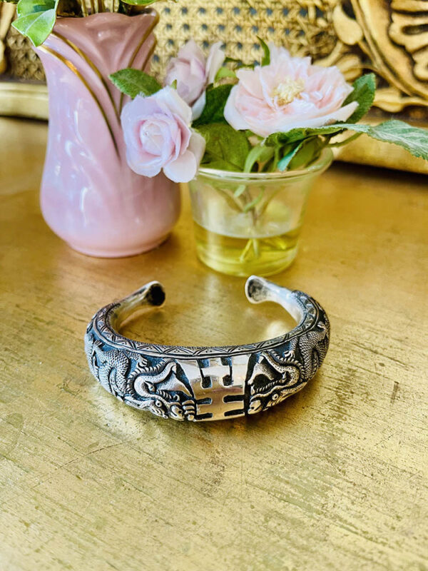 Antikt Silverarmband från Kina  No6 - Bild 5