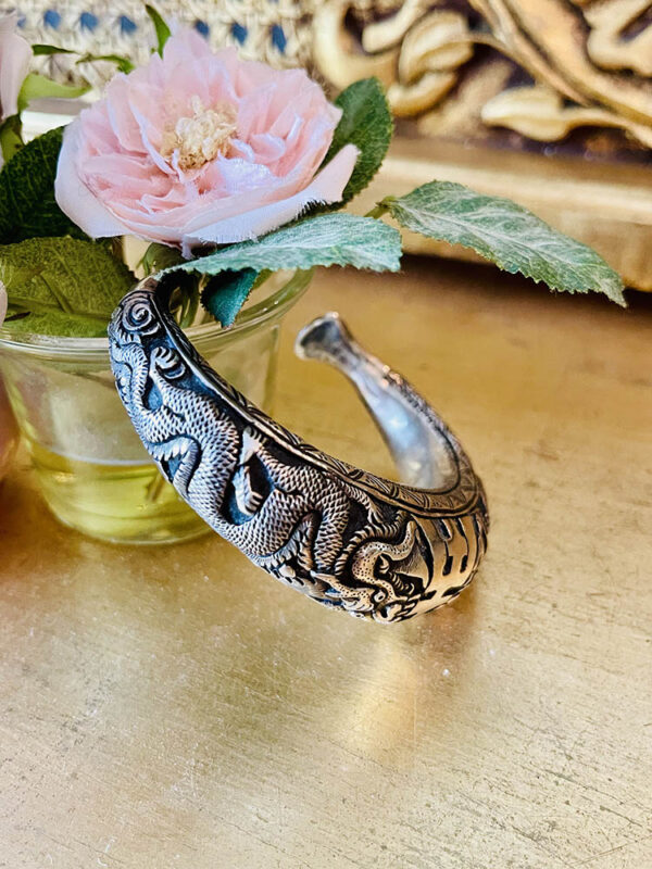 Antikt Silverarmband från Kina  No6 - Bild 8
