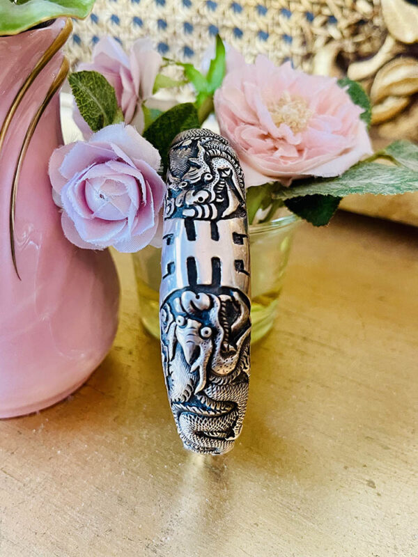 Antikt Silverarmband från Kina  No6 - Bild 9